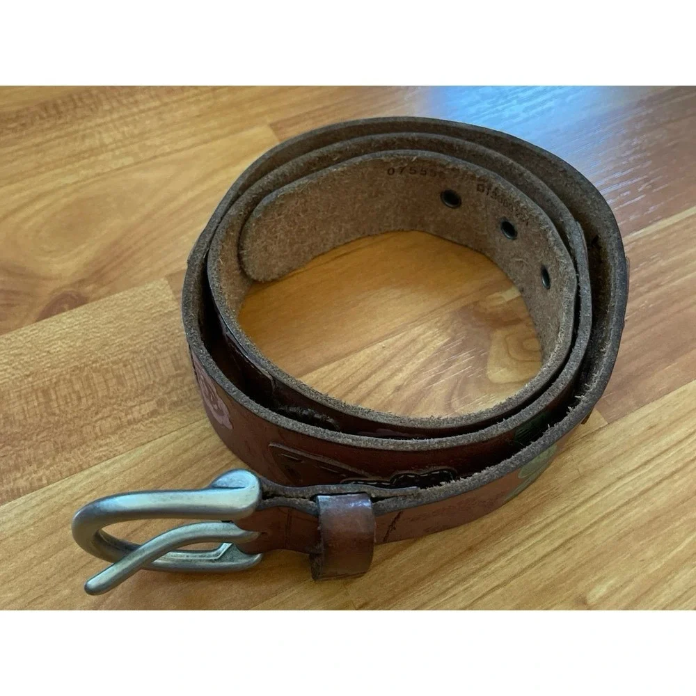 Vintage Leather Fossil Belt‎